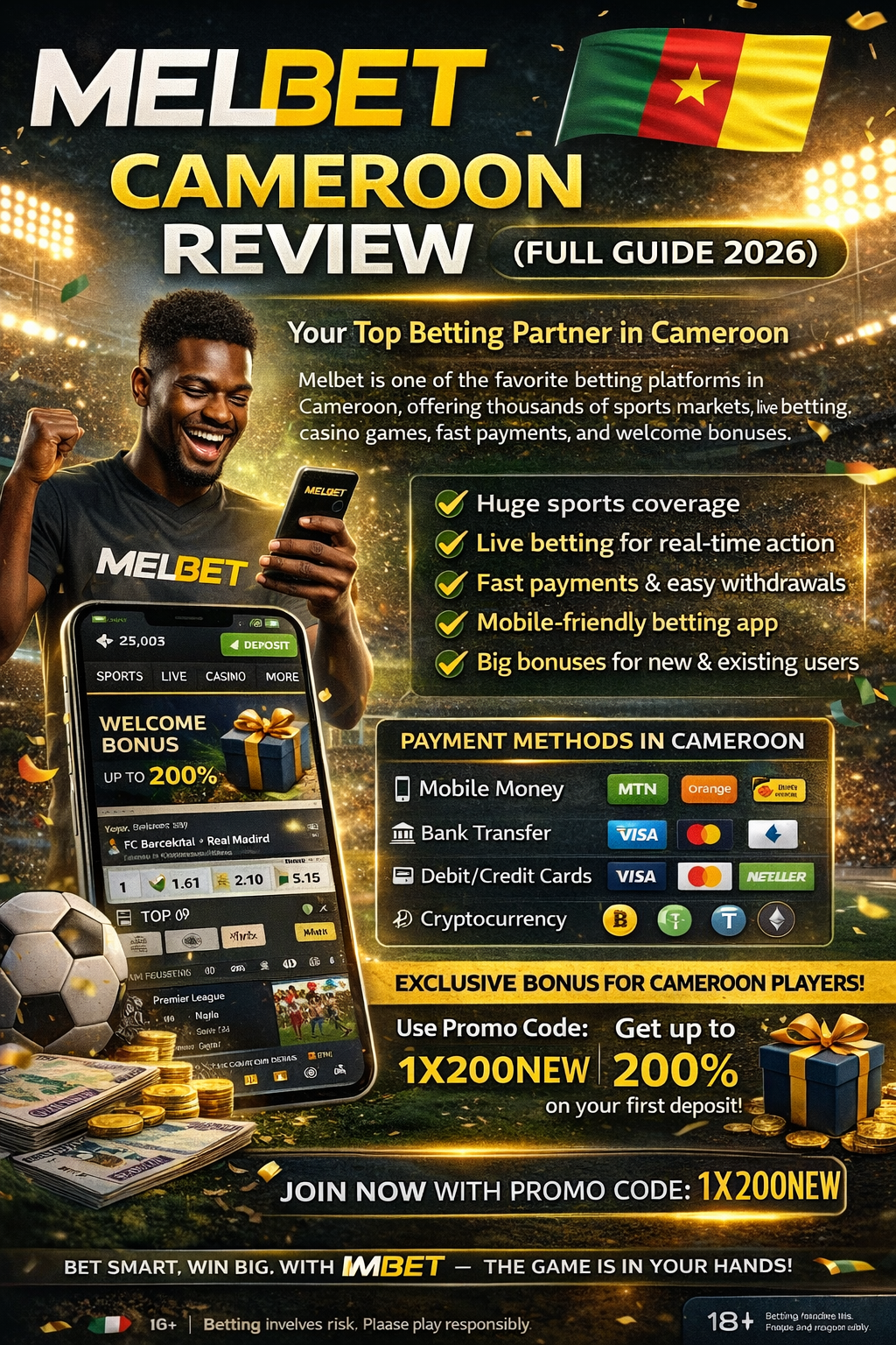 melbet cameroon review betting platform guide